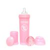 Антиколиковая бутылочка Twistshake Pastel для кормления 330 мл. Розовая