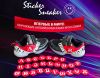 Детские светящиеся кроссовки для обучения английскому языку STICKER SNEAKER - STICKER SNEAKER