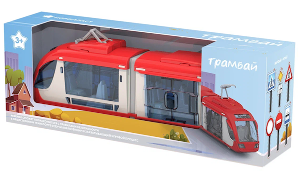 Новый игрушечный трамвай от компании «НОРДПЛАСТ»: Обучение и Развлечение в Один Момент